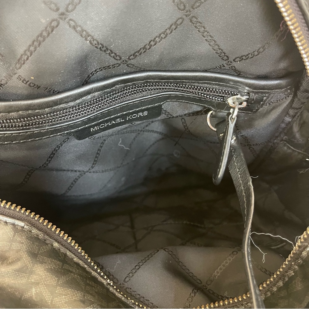 Michael Kors Black and Silver Backpack - Picture 13 of 13